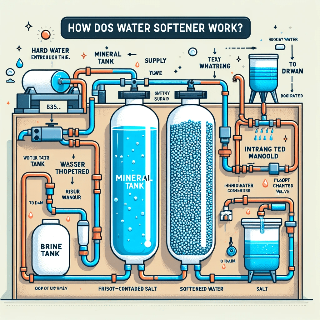 How does a water softener work