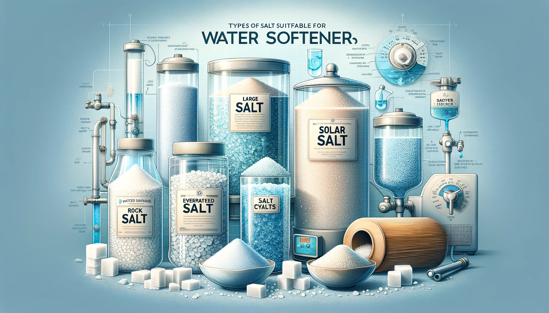 Types Of Salt Suitable For Water Softeners