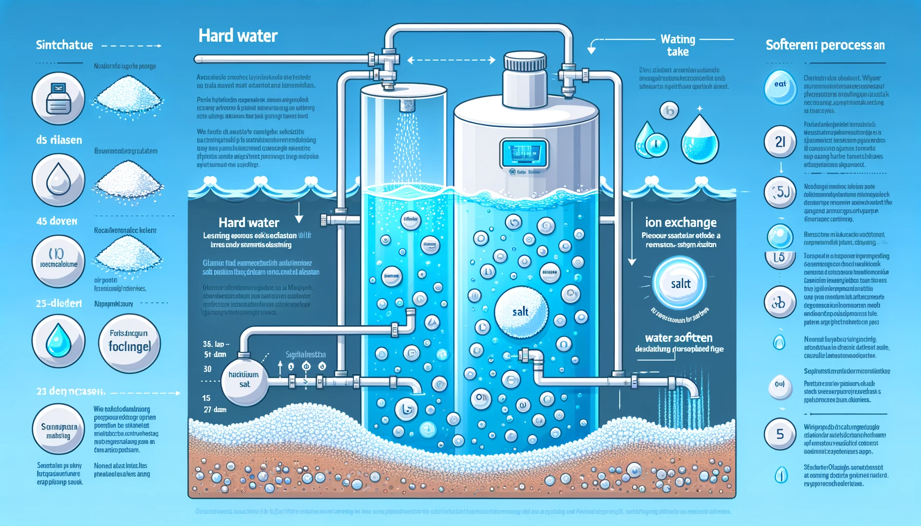 water softening process and the role of salt